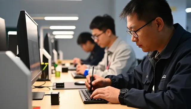 办公场所中的软件研发优势展示